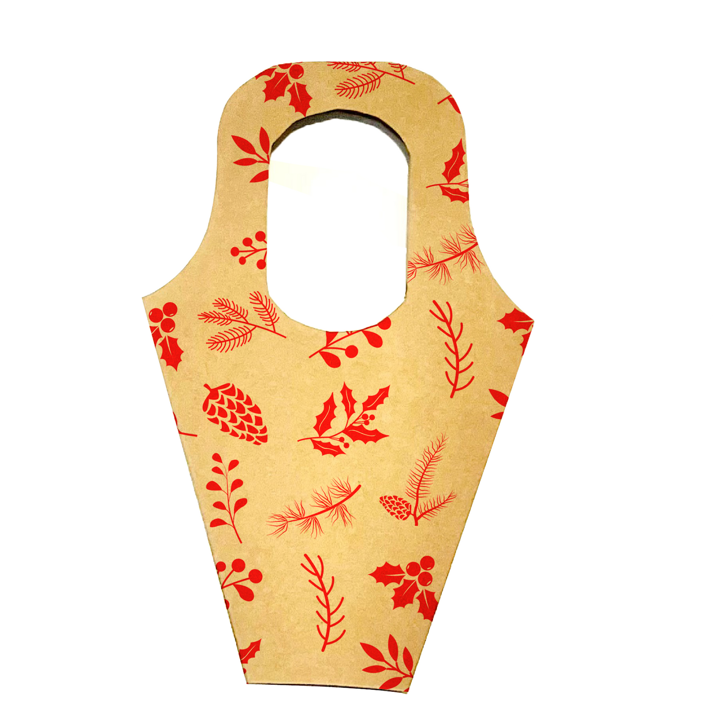 Sac de transport pour bouquet 1 - Pomme de pin rouge (paquet de 20)