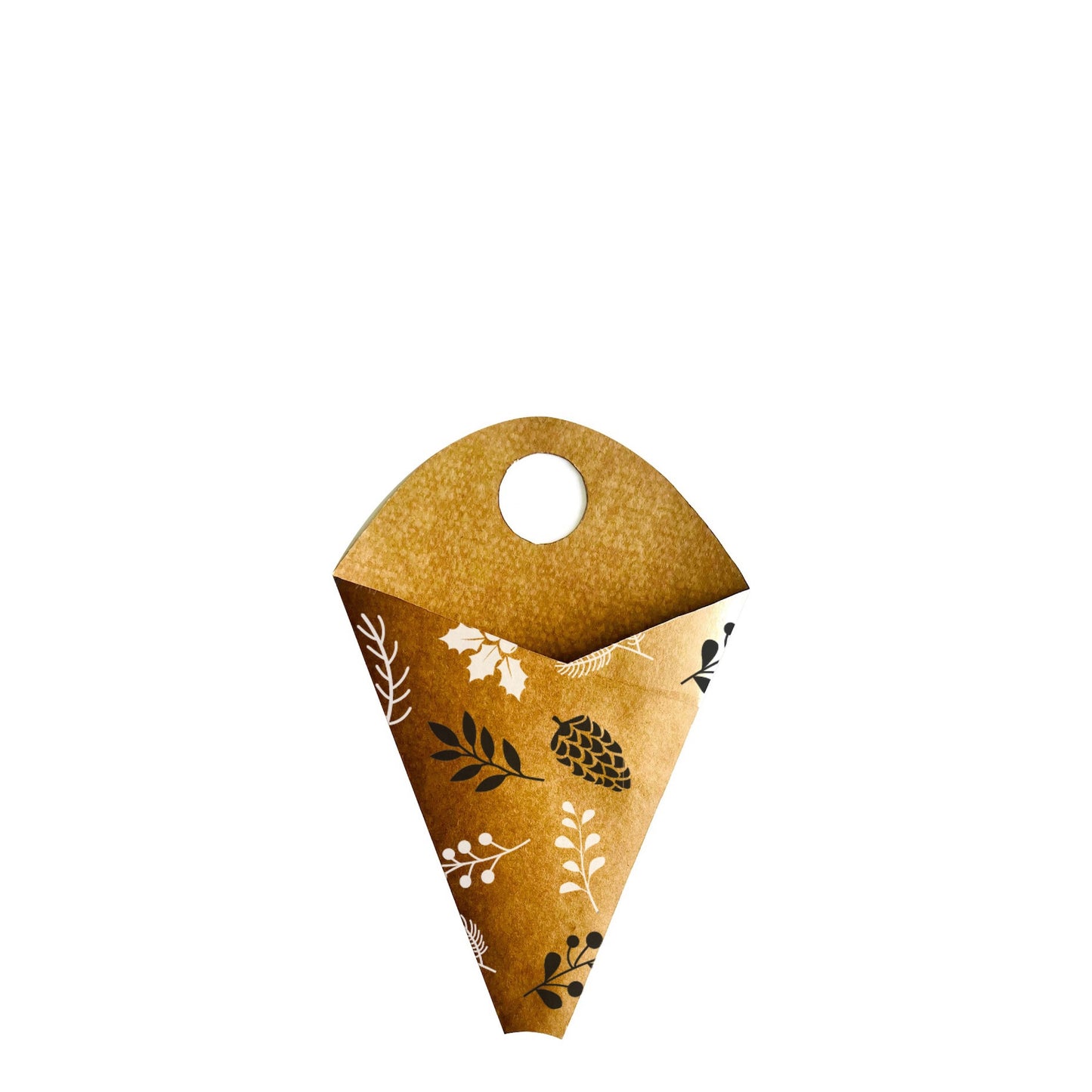 Bouquet Carry Bag 3 - Pinecone B&W (Pack of 20)