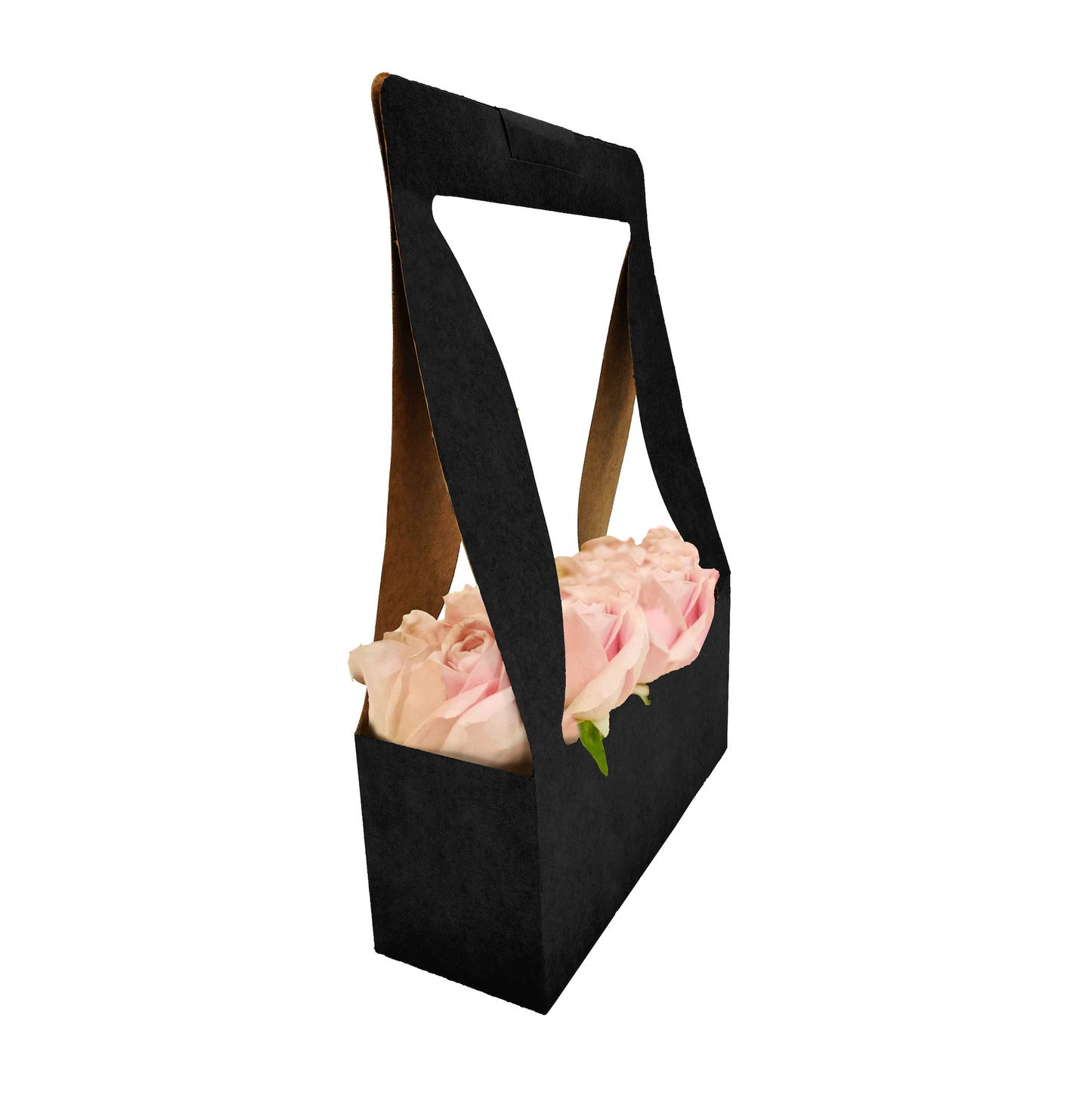 Blumenstrauß-Tragebox 1 – Schwarz (20er-Pack)