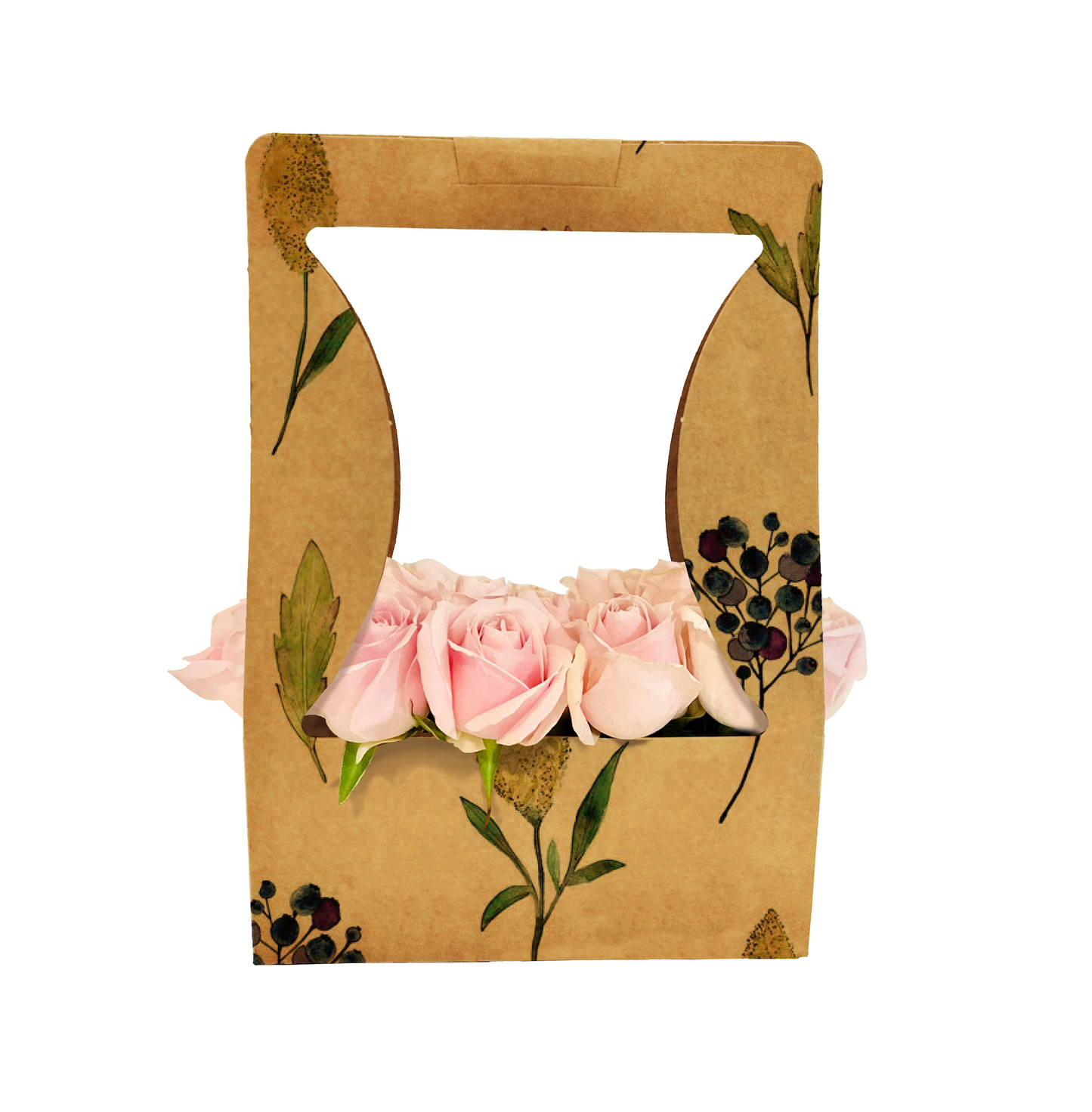 Blumenstrauß-Tragebox 1 – Fynbos (20er-Pack)