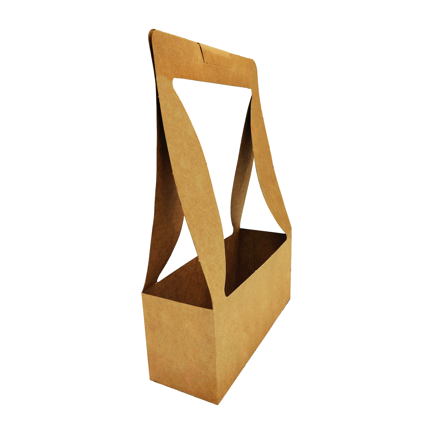 Blumenstrauß-Tragebox 1 – einfaches Kraftpapier (20er-Packung)