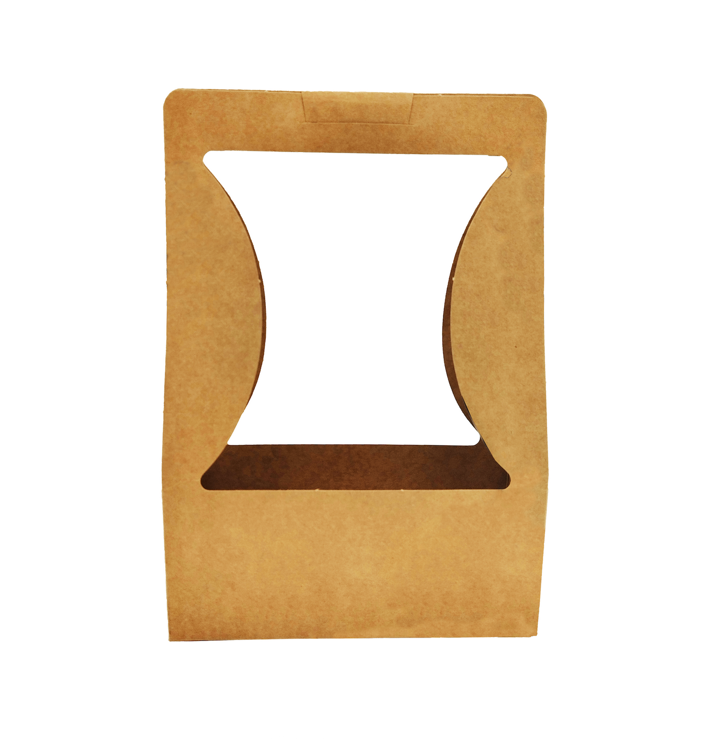 Blumenstrauß-Tragebox 1 – einfaches Kraftpapier (20er-Packung)