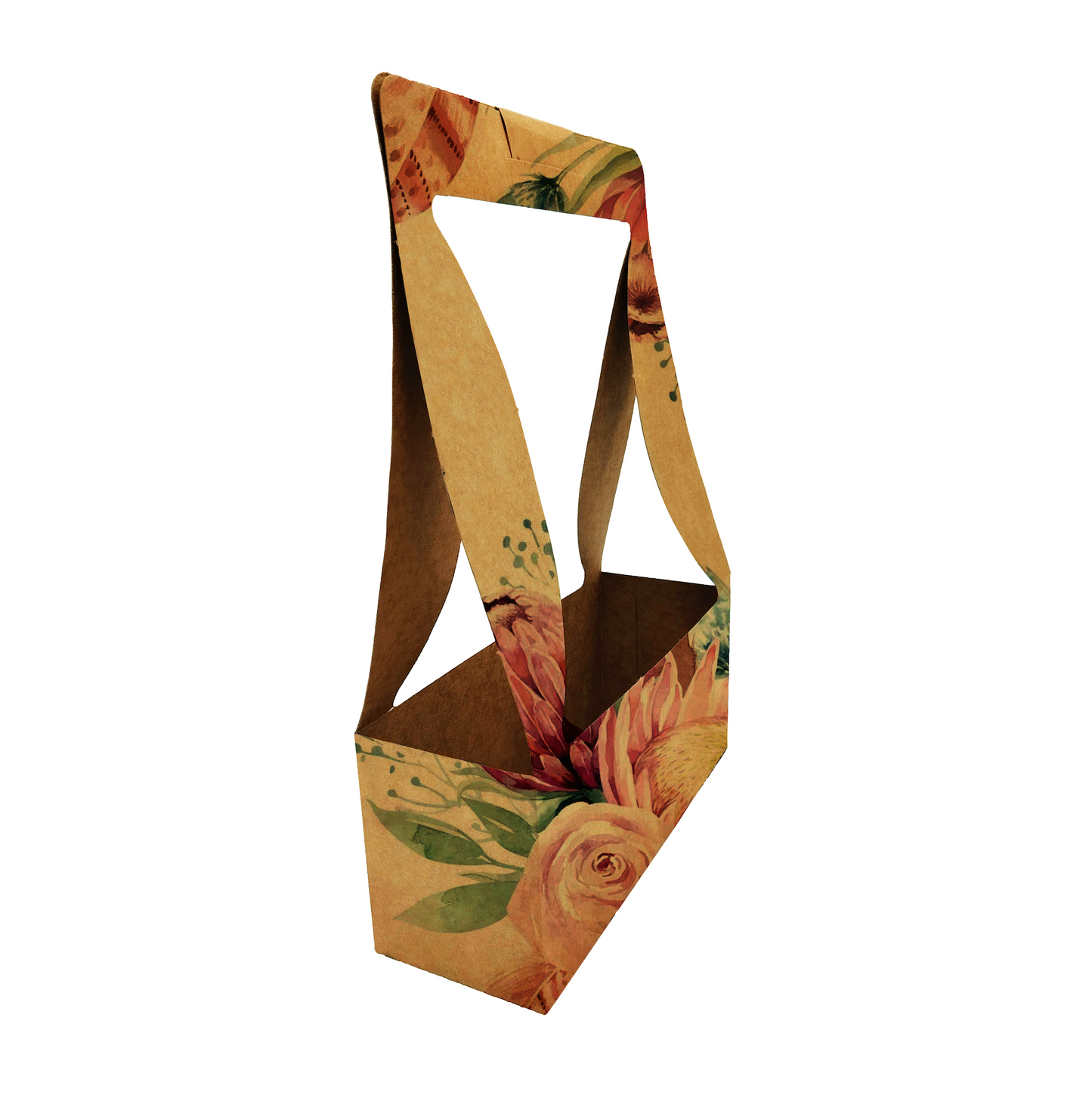 Blumenstrauß-Tragebox 1 – Protea (20er-Pack)