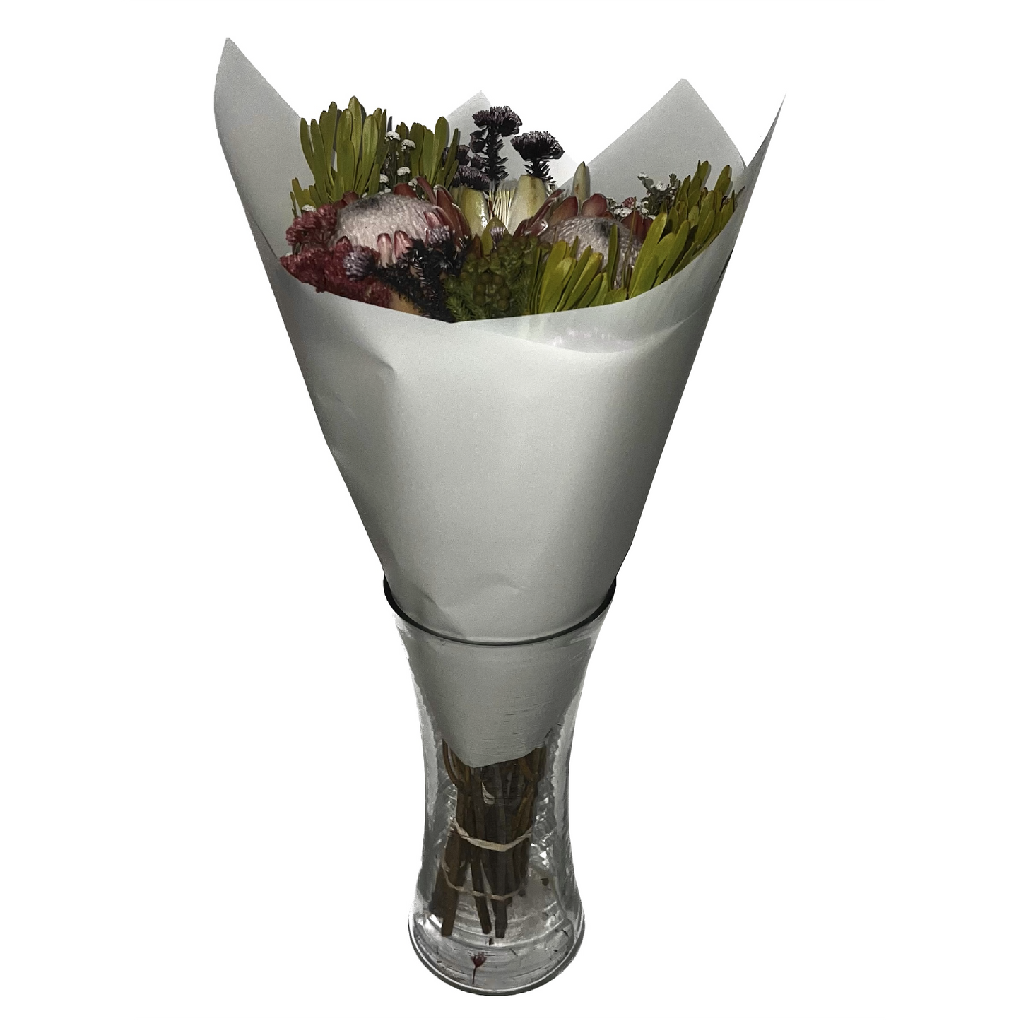 Emballage cellophane pour fleurs : jaune clair transparent (paquet de 20)