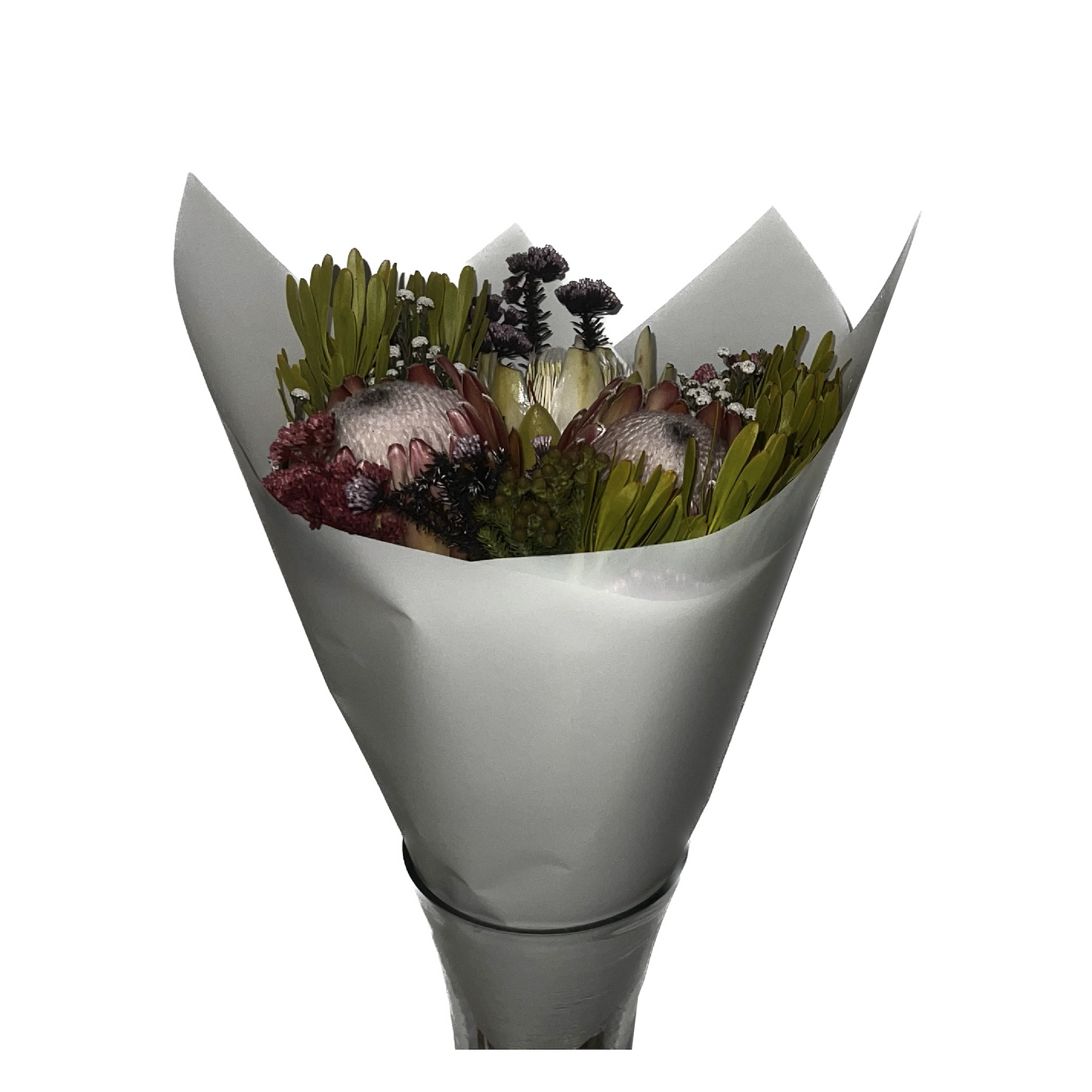 Emballage cellophane pour fleurs : jaune clair transparent (paquet de 20)