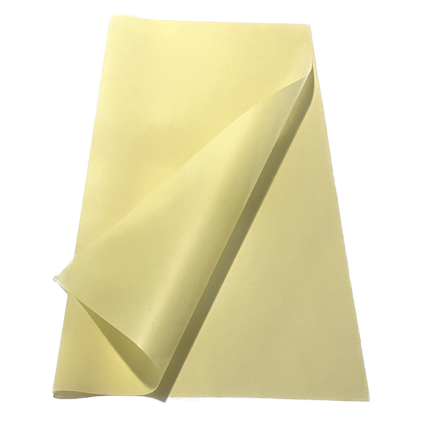 Emballage cellophane pour fleurs : jaune transparent (paquet de 20)
