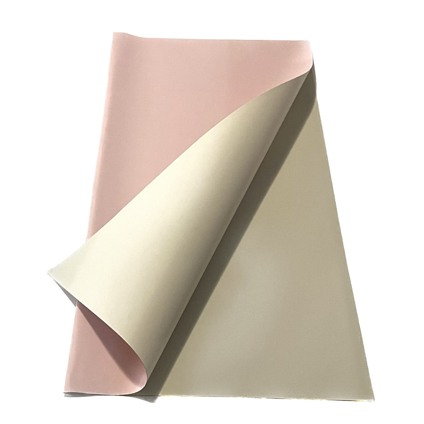 Cellophane Flower Wrap: Two Tone Light Pink & Cream (Pack of 20)