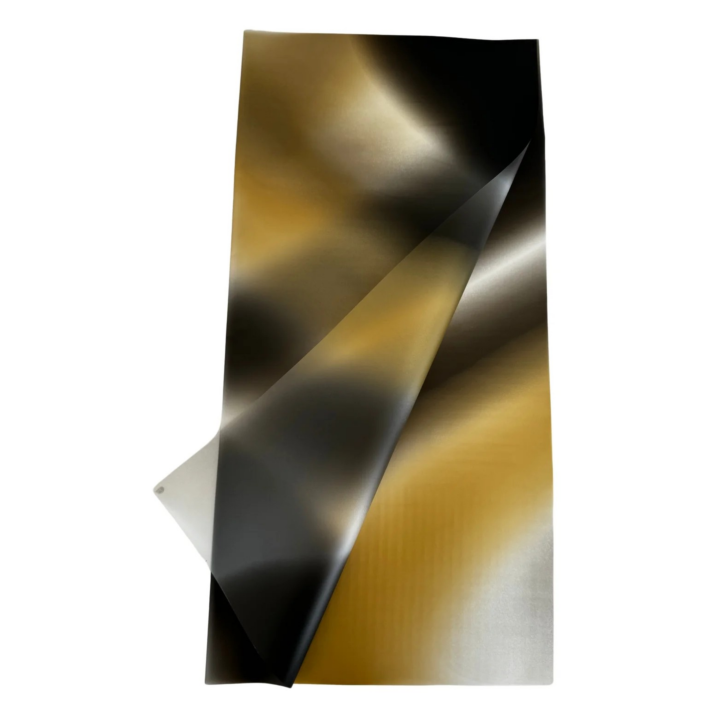 Emballage cellophane pour fleurs : noir et doré (paquet de 20)