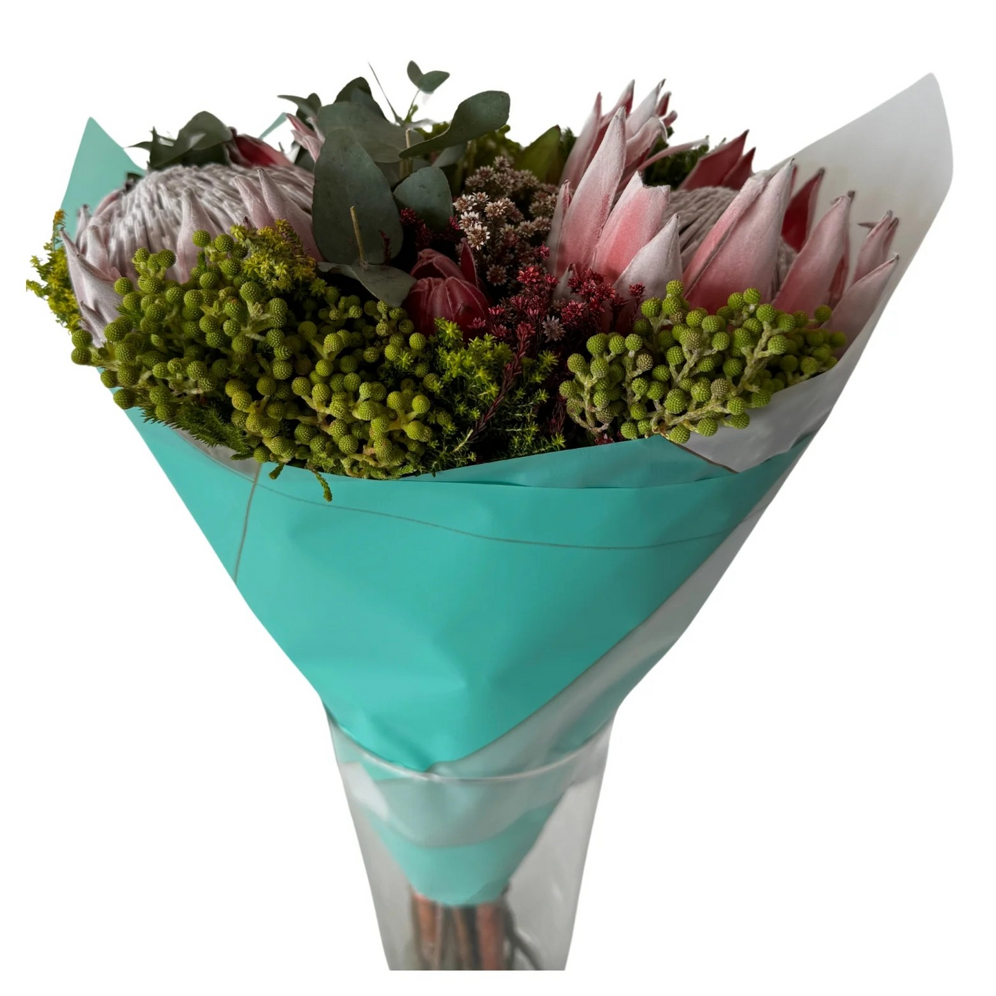 Emballage de fleurs en cellophane : bordure dorée bicolore verte et blanche (paquet de 20)