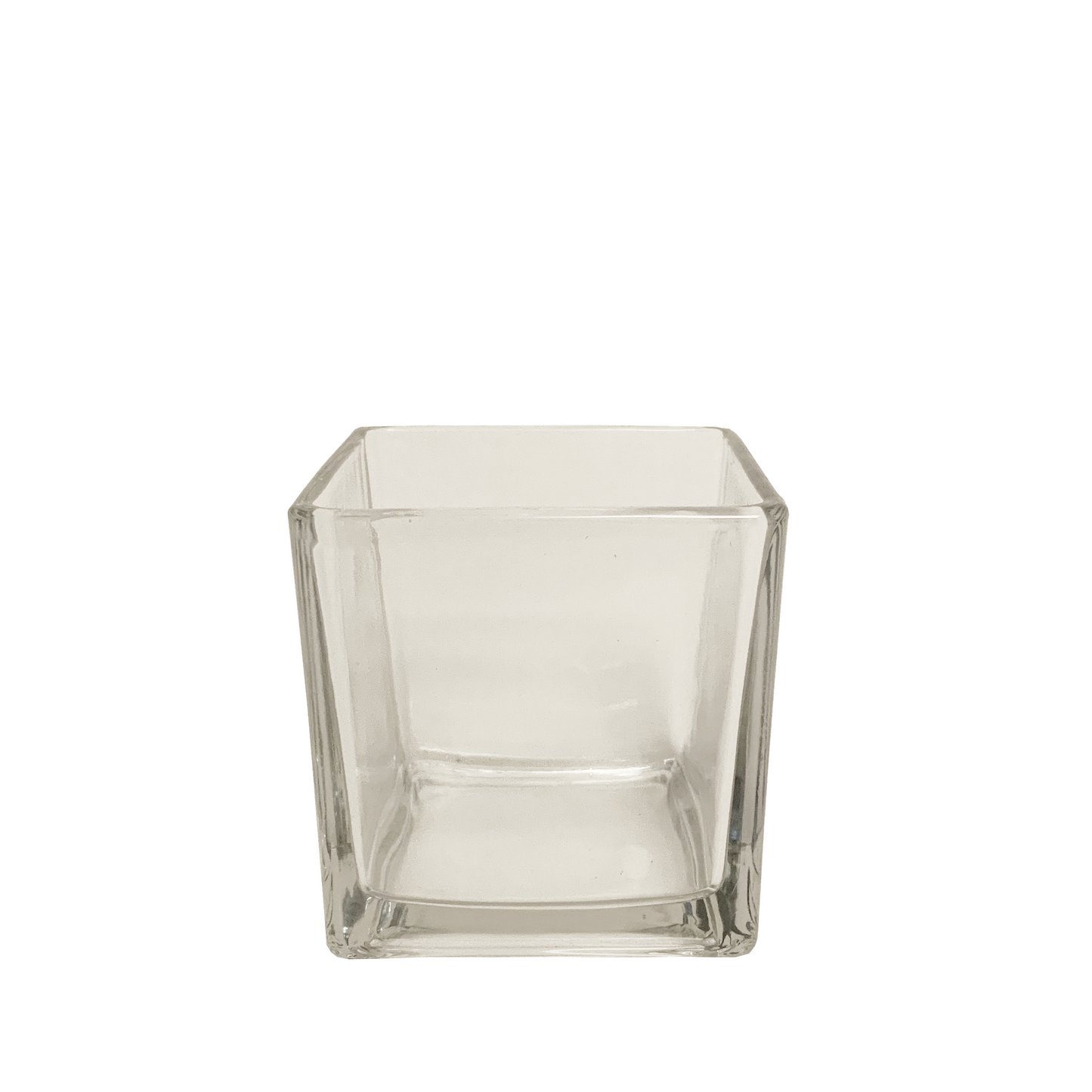 Quadratische Glasvase 8x8cm