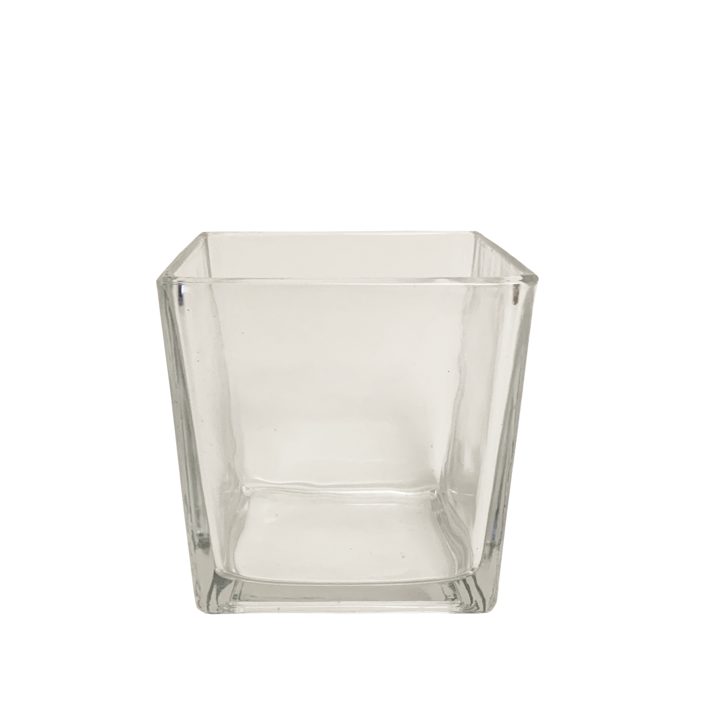 Quadratische Glasvase 10x10cm