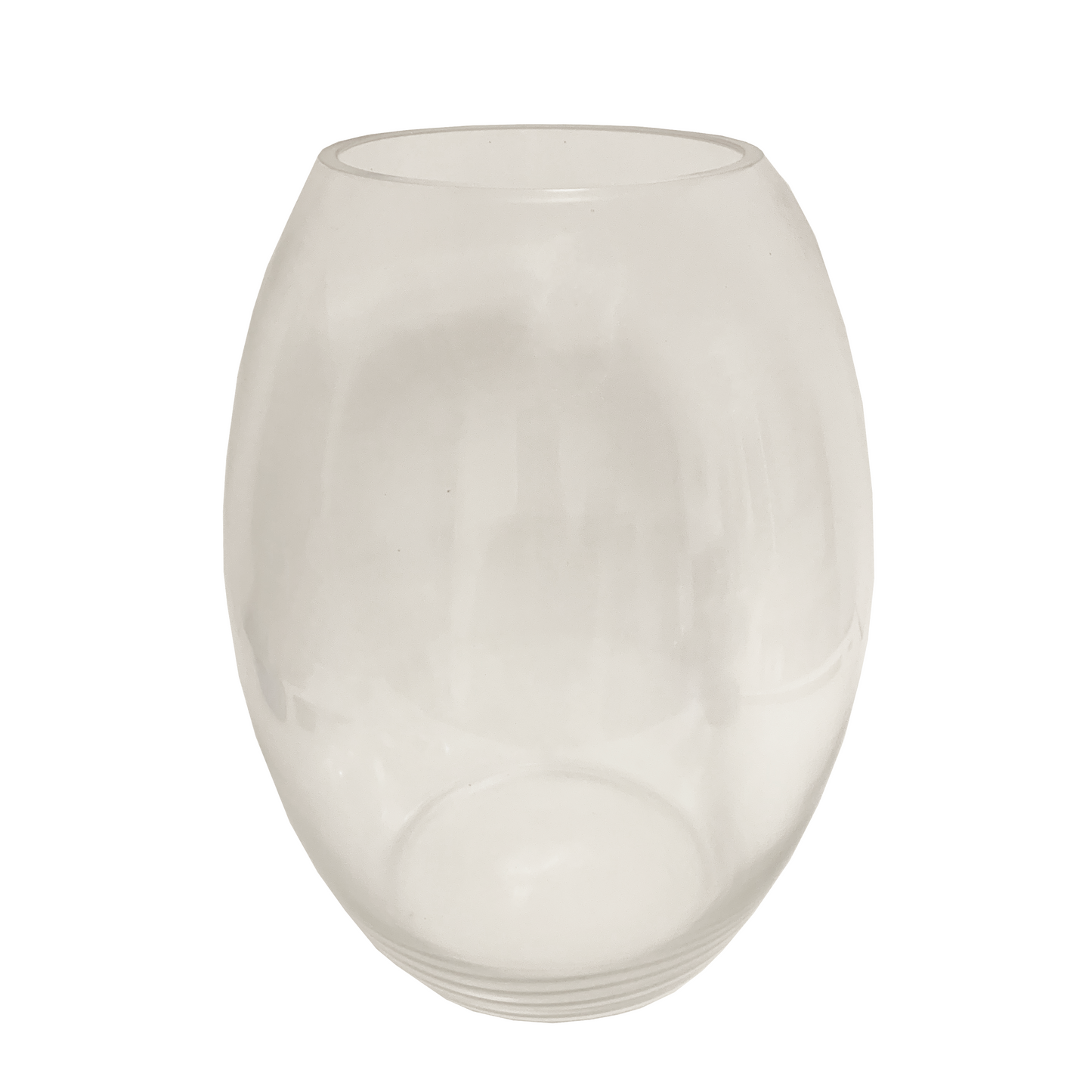 Classic Oval Glass Vase 35x26cm