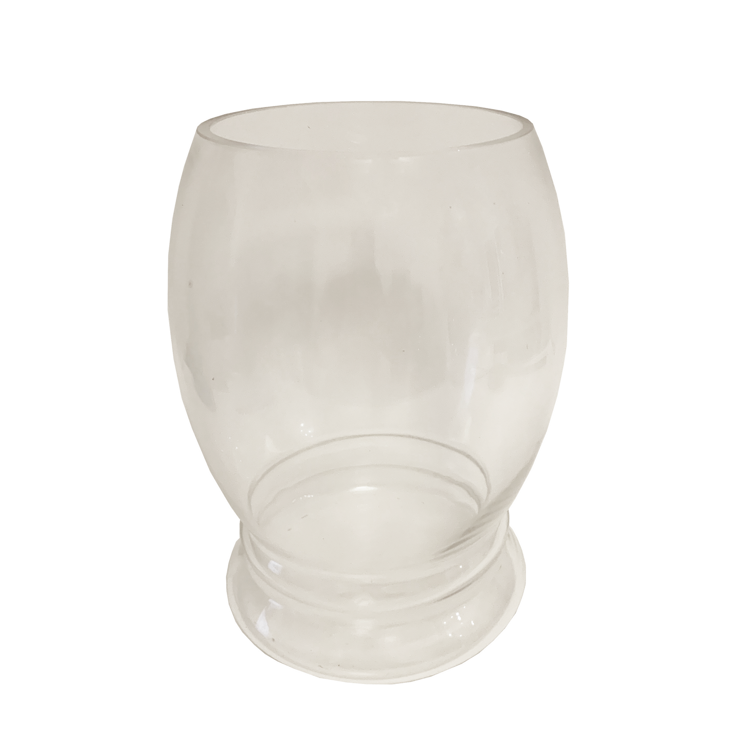 Classic Oval Large Base Glass Vase 30x22cm