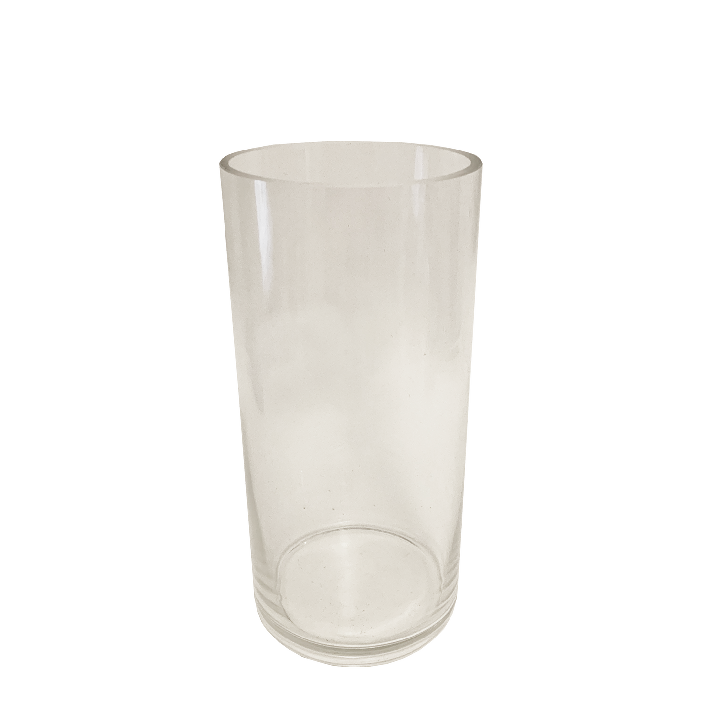 Cylinder Glass Vase 12x25cm