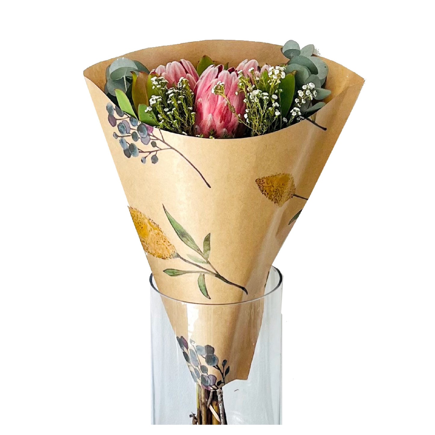 Manchon Eco Bouquet 1 - Fynbos (paquet de 20)