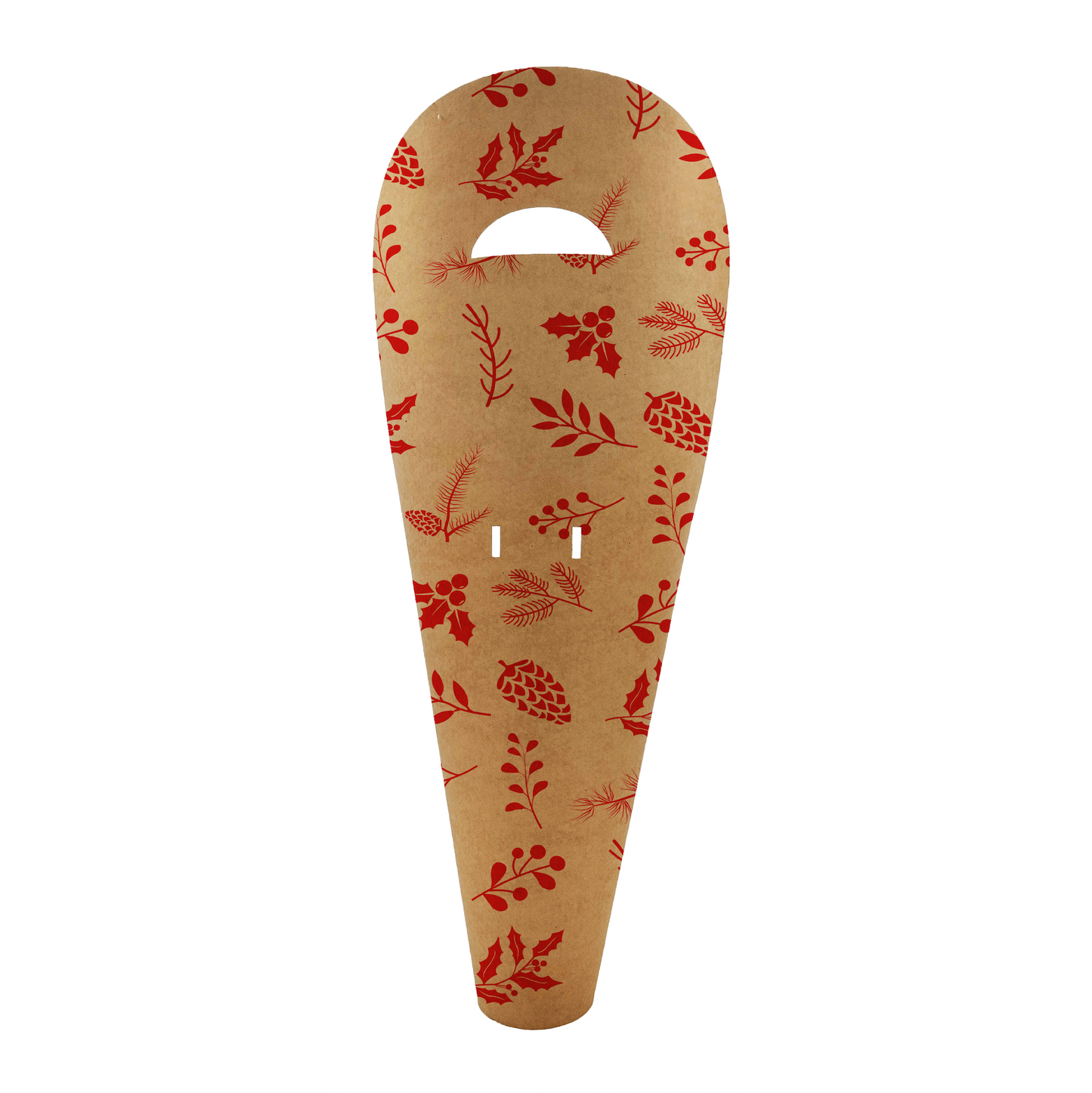 Orchideen-Tragetasche – Tannenzapfenrot (20er-Pack)