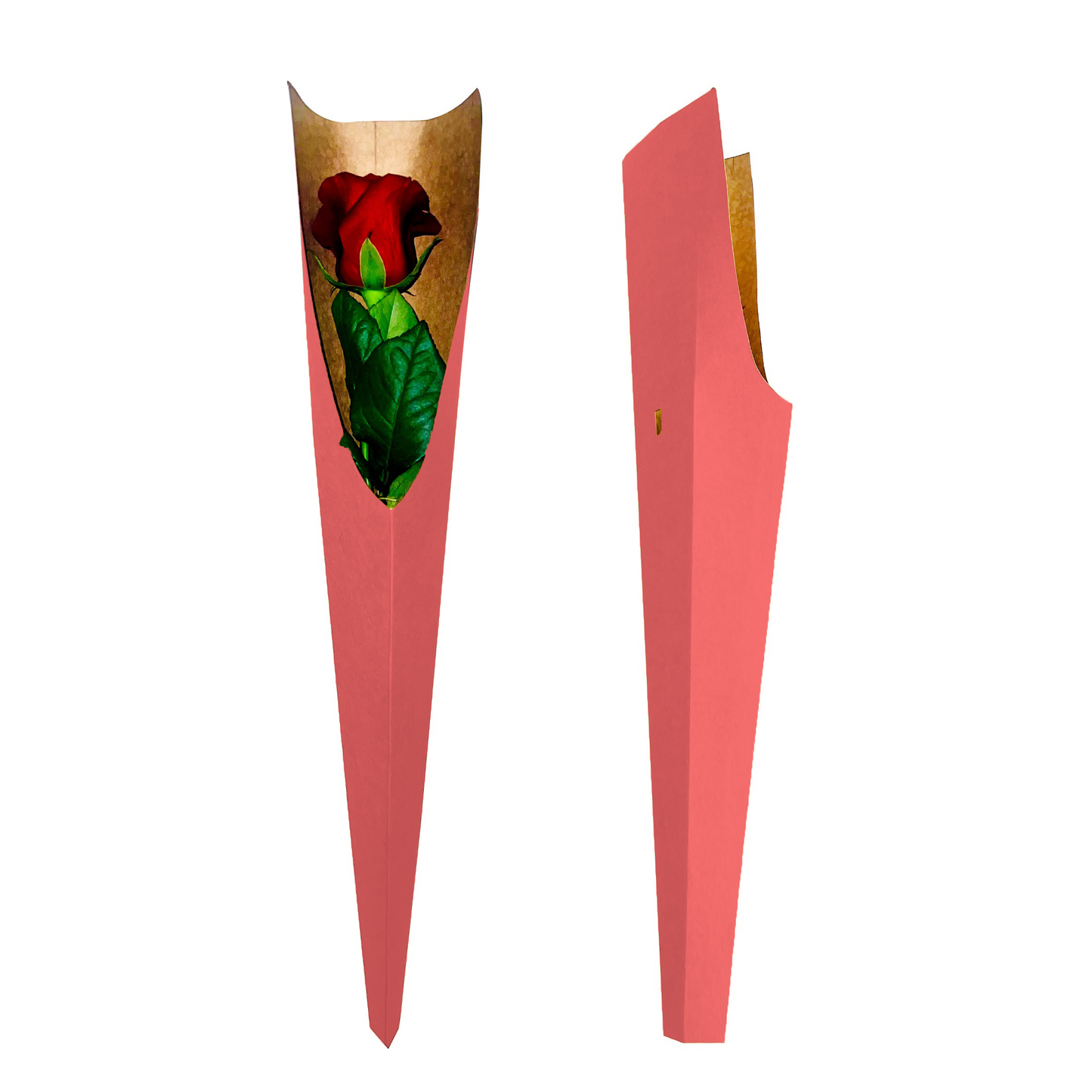 Einzelne Rosenhülle – Rosa (20er-Pack)