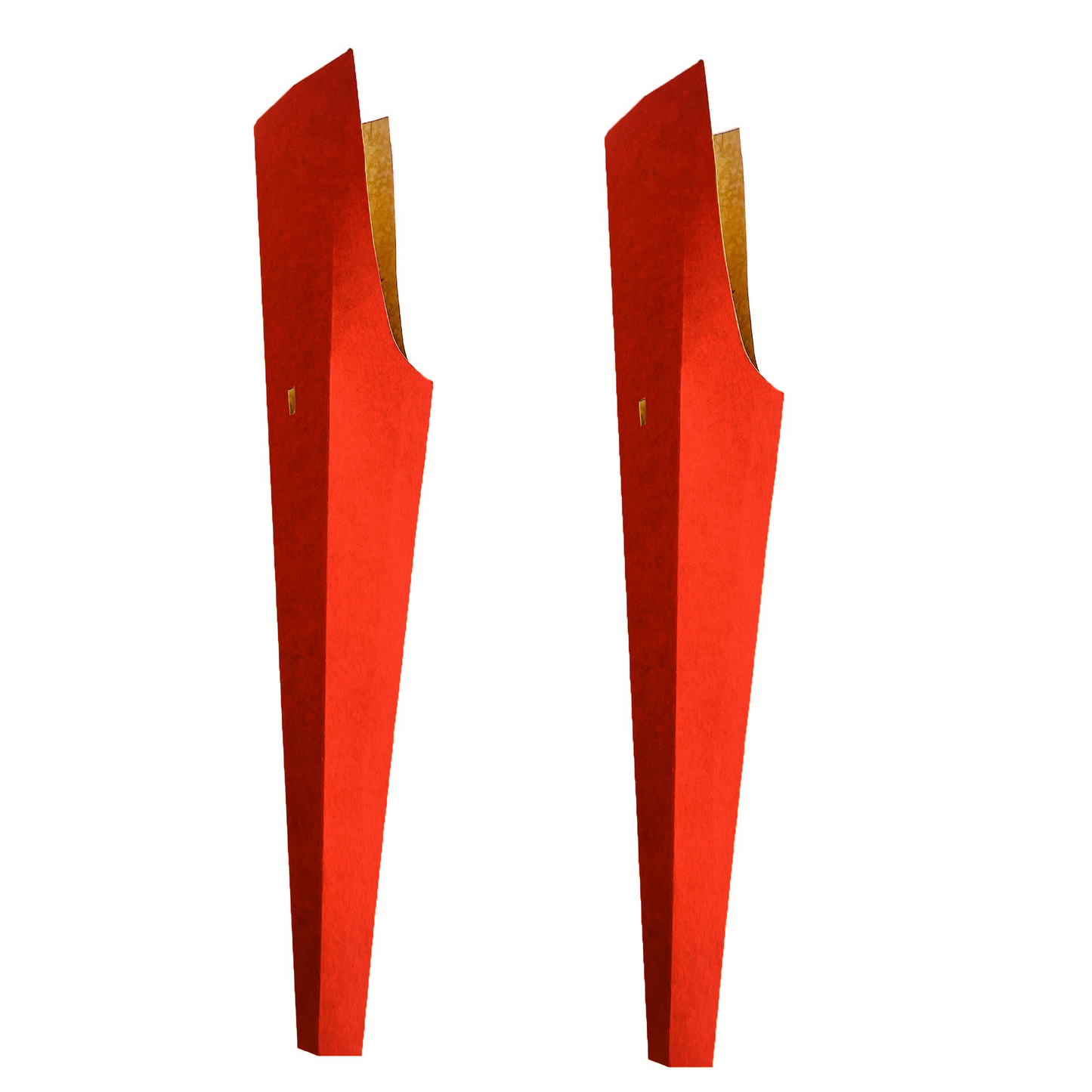 Einzelne Rosenhülle – schlichtes Rot (20er-Pack)