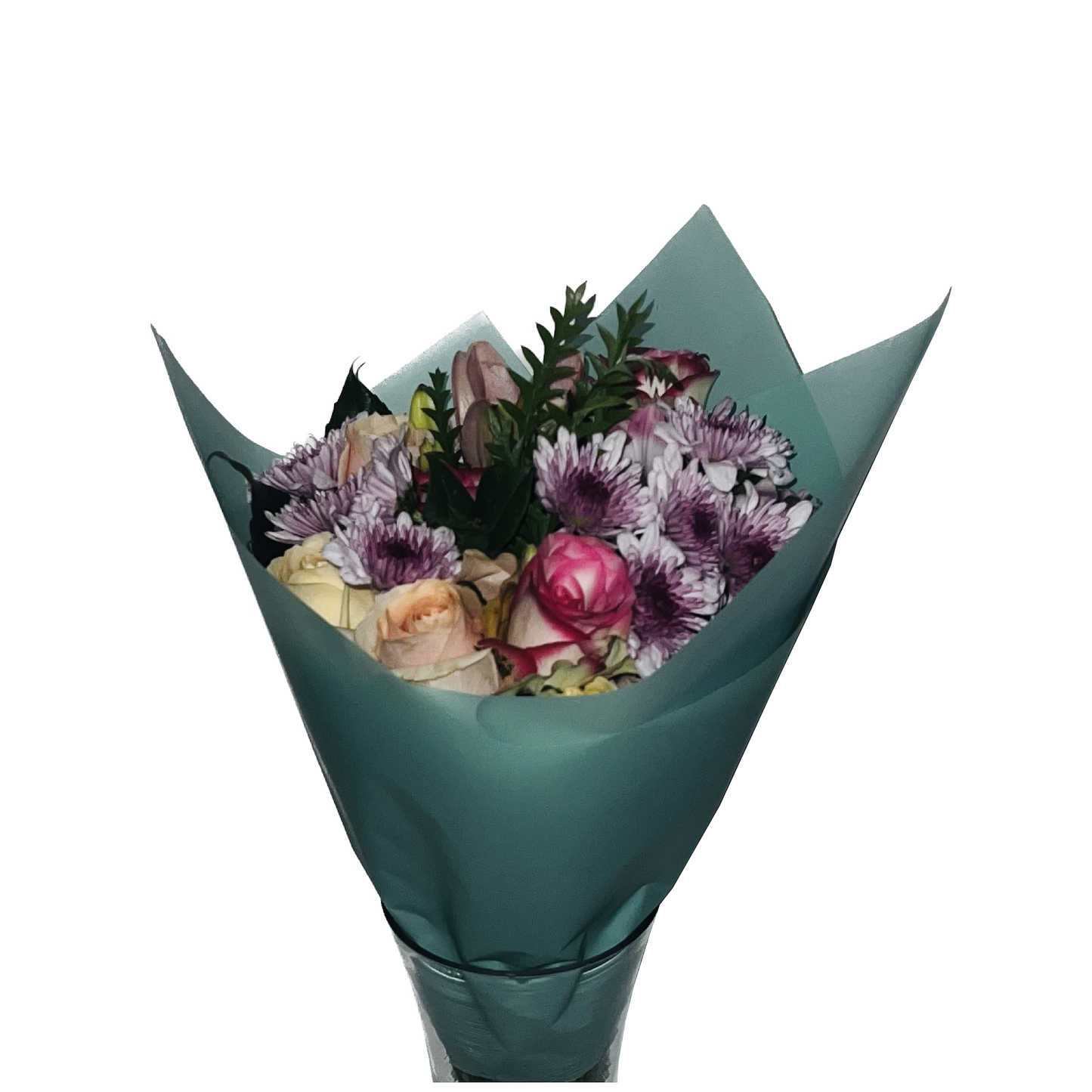 Cellophane Flower Wrap: Transparent Green (Pack of 20)