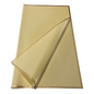 Emballage cellophane pour fleurs : jaune avec bordure dorée (paquet de 20)