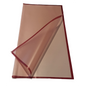 Emballage cellophane pour fleurs : rouge transparent avec bordure rouge (paquet de 20)
