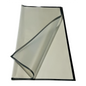 Emballage cellophane pour fleurs : noir transparent avec bordure noire (paquet de 20)