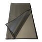 Emballage cellophane pour fleurs : semi-transparent noir avec bordure noire (paquet de 20)
