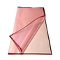 Emballage cellophane pour fleurs : semi-transparent rouge avec bordure rouge (paquet de 20)