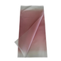 Cellophane Flower Wrap: Transparent Dark Pink White Border (Pack of 20)