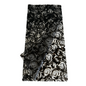 Emballage cellophane pour fleurs : imprimé rose noire transparente (paquet de 20)