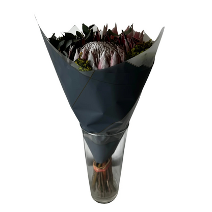 Emballage cellophane pour fleurs : abricot bicolore et bordure or blanc (paquet de 20)