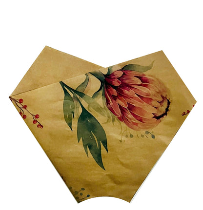 Manchon Eco Bouquet 2 - Protea (paquet de 20)